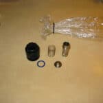 Disassembled Volcano Vaporizer pieces laid out with bag
